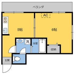 洗馬橋駅 徒歩1分 3階の物件間取画像